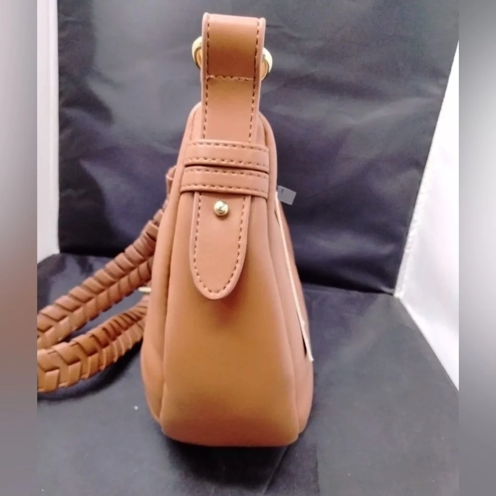 Jules Kae NWT Rare Zola Vegan Leather Bag in Cognac - sold out online!!! - Picture 4 of 13